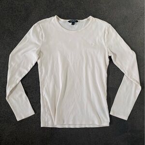 Lauren Ralph Lauren Cream Crew Neck Top